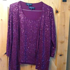 Sequined coordinate set